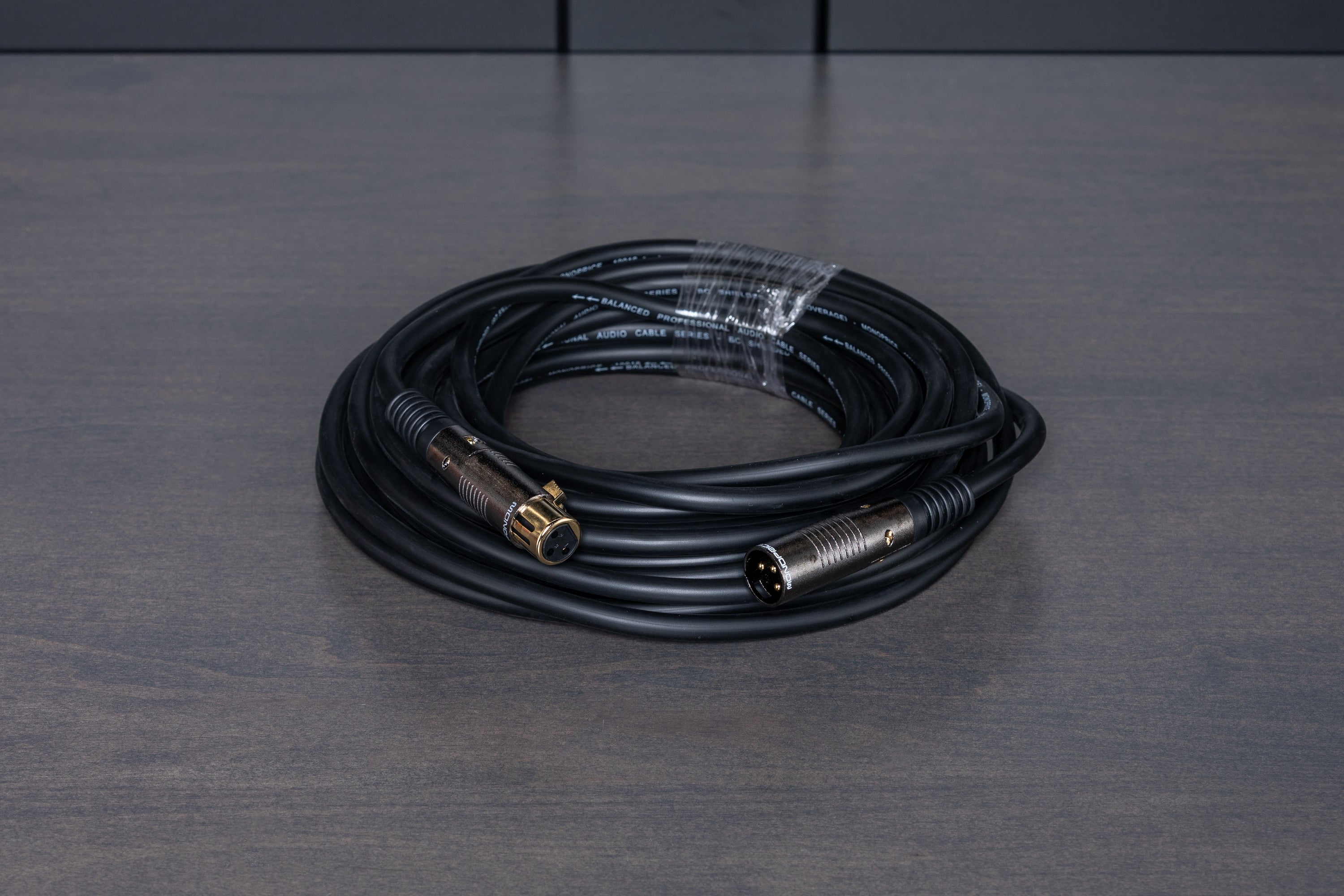 Monoprice 25ft Premier Series XLR Male to RCA Male Cable, 16AWG (Gold  Plated) 