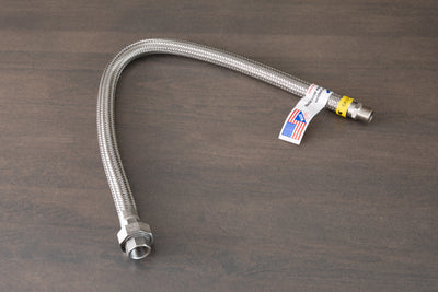 316 Stainless Steel Hose with 3/4 MNPT x 3/4 FNPT Fittings