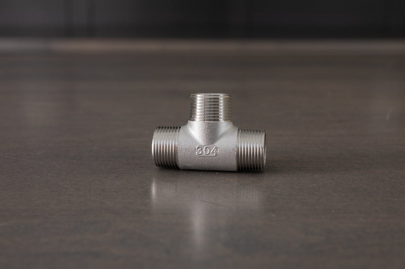 Stainless Steel 3/4" NPT Male Tee