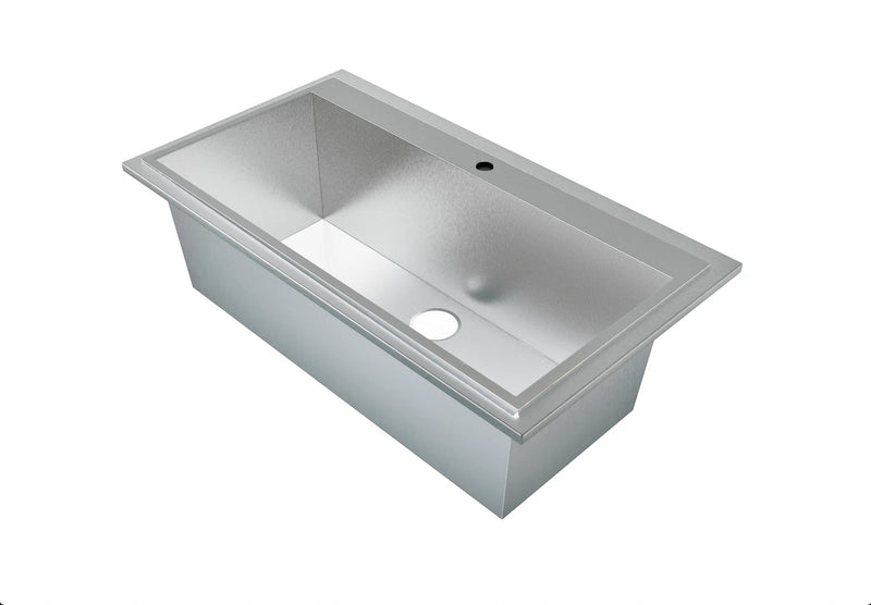 ProSlat 40 Inch Sink Stainless Steel Work Surface