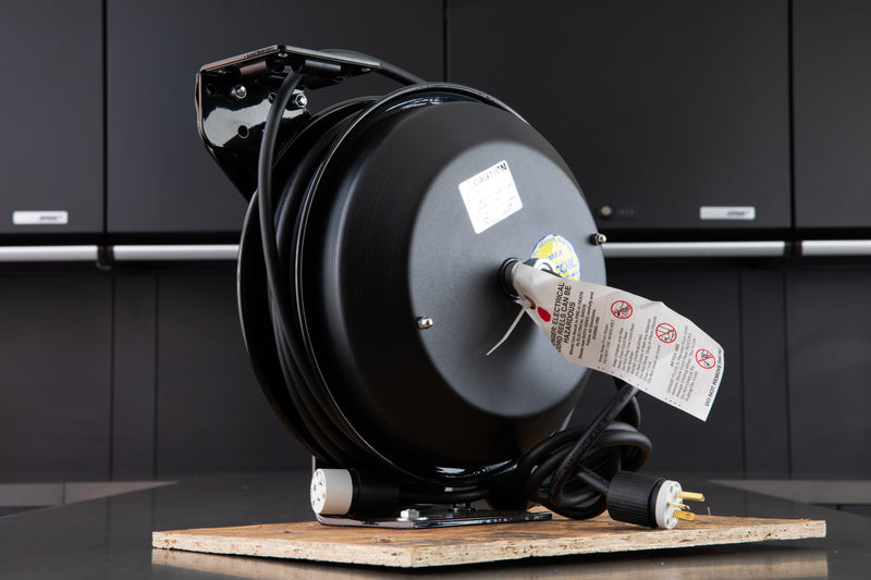 Coxreels Power Cord Reel - Gloss Black