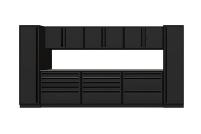 ProSlat Fusion Plus 160" Single Door Locker Preconfigured Array