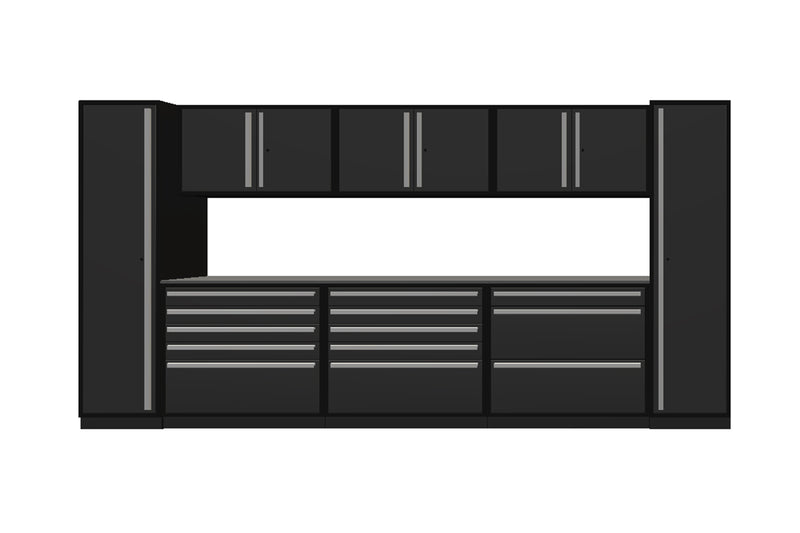 ProSlat Fusion Plus 160" Single Door Locker Preconfigured Array