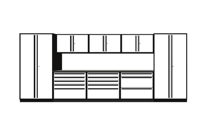 ProSlat Fusion Plus 200" Full Locker Preconfigured Array