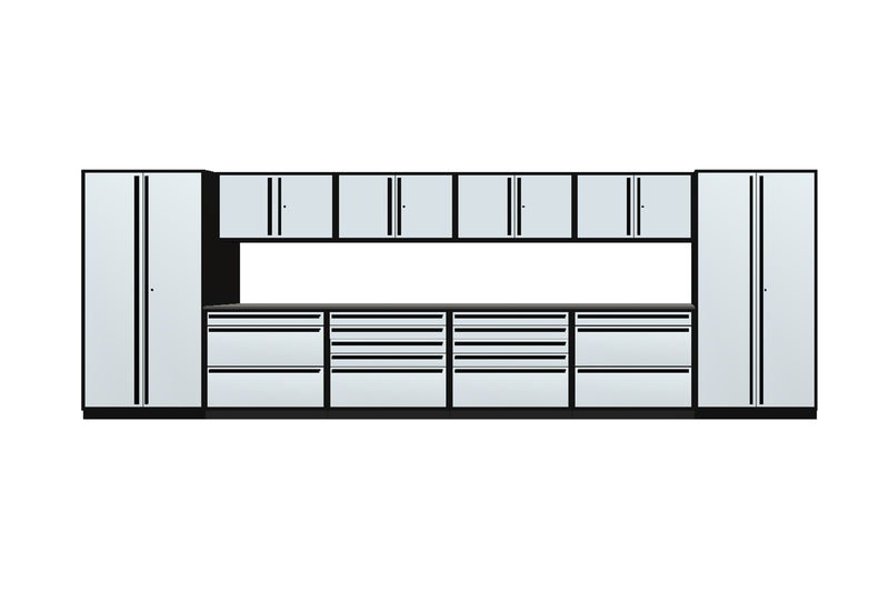 ProSlat Fusion Plus 240" Full Locker Preconfigured Array