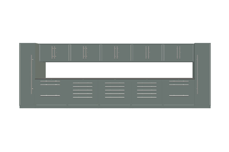 ProSlat LUX 240" Single Door Locker Preconfigured Array