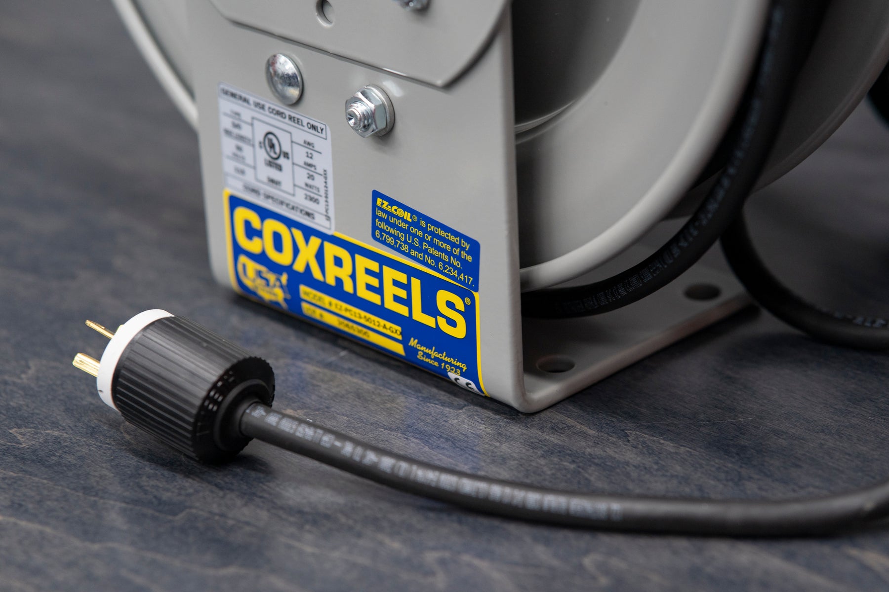 917542-4 Coxreels 100 ft. Retractable Cord Reel; Heavy Industrial