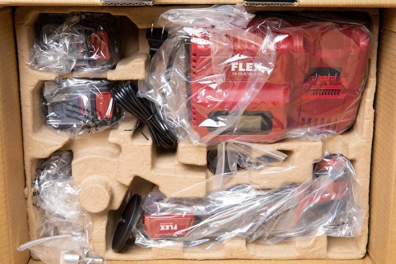 FLEX PXE 80 12-EC Cordless Mini Polisher PROFESSIONAL Kit - HOLIDAY SP 
