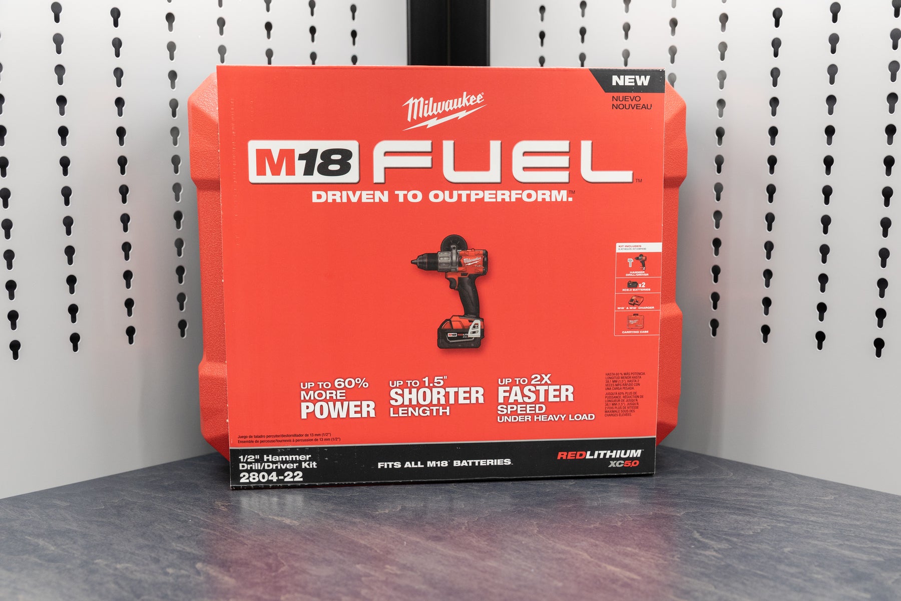 Milwaukee® M18 Fuel™ 1/2″ 2804-22 Hammer Drill/Driver Kit
