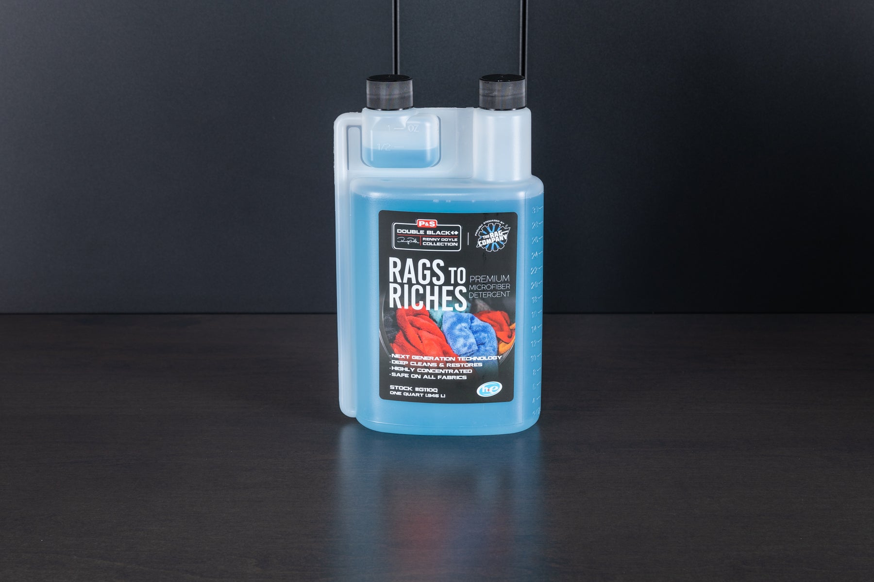  P&S Professional Detail Products - Rags to Riches - Premium Microfiber  Detergent, Deep Cleans and Restores, Safe on All Fabrics, Highly  Concentrated, Next Generation Cleaning Technology (1 Quart) : Industrial &  Scientific