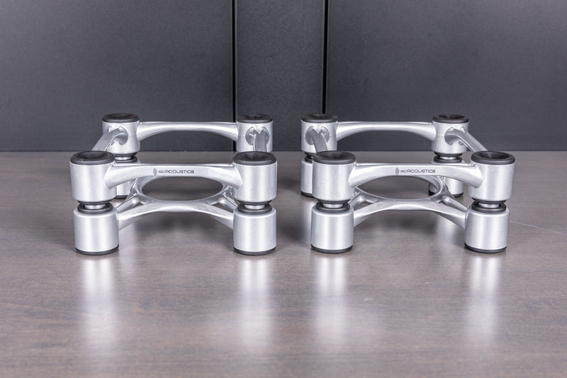 Iso Acoustics - Aperta Series Isolation Stands - Silver