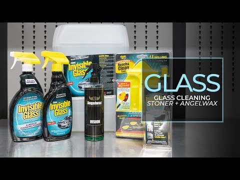 Stoner Invisible Glass Cleaning & Car Wax Kit with Cleaning Cloth 